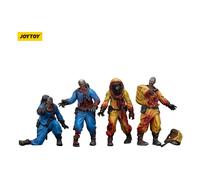 Zombie Dark Source Action Figures 4-Pack Biochemical Lab Team 8 Cm Joy Toy (CN)