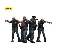 Zombie Dark Source Action Figures 4-Pack Police (Male) 8 cm