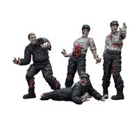 Zombie Dark Source Action Figures 4-Pack Security Guards 8 Cm Joy Toy (CN)