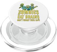 Zombie divertenti mangiano cervello non preoccuparti Sei sicuro Zombie PopSockets PopGrip per MagSafe