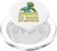 Zombie divertenti mangiano cervello non preoccuparti Sei sicuro Zombie PopSockets PopGrip per MagSafe