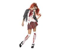 Zombie Donna Costume Adulti Halloween Costume Infermiera Nun Cheerleader