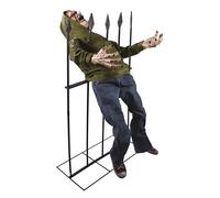 Zombie empalé 140 cm - animé, sonore, lumineux