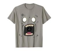 Zombie Face Carino Adorabile Kawaii Halloween Zombies 2 Maglietta
