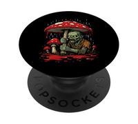 Zombie Fungo Spettrale Cottagecore Halloween Spaventoso PopSockets PopGrip Adesivo