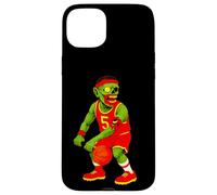 Zombie giocatore di basket - Undead Spaventoso Boo Spook Custodia per iPhone 15 Plus