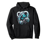 Zombie Koala Bear Creepy Halloween Costome Spooky Season Felpa con Cappuccio