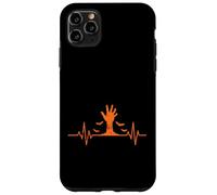 Zombie Mano Battito cardiaco Linea ECG Halloween Custodia per iPhone 11 Pro Max