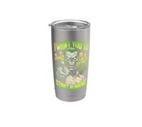 Zombie Marathon Runner Voglio che tu inizi a correre Halloween Bicchiere termico in acciaio inox doppia parete