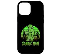 Zombie Mom Halloween Retro Sunset Funny Family Mother Custodia per iPhone 12 Pro Max