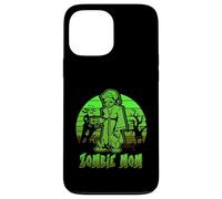 Zombie Mom Halloween Retro Sunset Funny Family Mother Custodia per iPhone 13 Pro Max