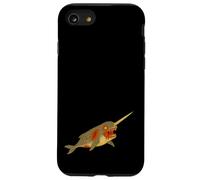 Zombie Narvalo Balena Oceano Animale - Non Morti Spaventoso Boo Spook Custodia per iPhone SE (2020) / 7/8