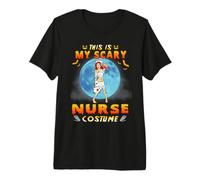 Zombie Nurse This Is My Scary Nurse Costume Funny Halloween Maglietta Premium