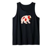 Zombie Orso Polare Animale - Non Morti Spaventoso Boo Spook Canotta
