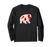 Zombie Orso Polare Animale - Non Morti Spaventoso Boo Spook Maglia a Manica