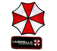 Zombie Outbreak Resident Evil Umbrella Corporation 2-PATCH Insignia Set