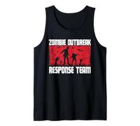 Zombie Outbreak Response Team Apocalypse Divertente Halloween Canotta