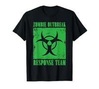 Zombie Outbreak Response Team Apocalypse Divertente Halloween Maglietta