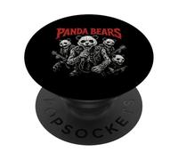 Zombie Panda Rock Band Horror Punk Musica Goth Graphic PopSockets PopGrip Adesivo