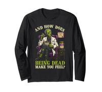 Zombie Psichiatra Terapista Divertente Halloween Salute Maglia a Manica
