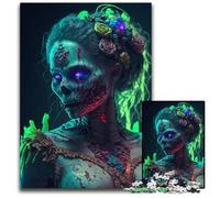 Zombie Queen 1000 pezzi puzzle difficili per adulti attività divertente per la famiglia sfida mentale regalo perfetto per adolescenti 1000 pezzi (75x50 cm)