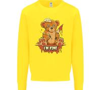 Zombie Teddy Bear Felpa Halloween Gotica Per Bambini