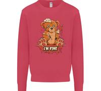 Zombie Teddy Bear Felpa Halloween Gotica Per Bambini