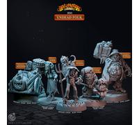 Zombie Torte Assistente Negozio Miniatura Non Morti Panettiere Figura per Rpg's