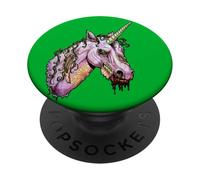 Zombie Unicorn Head PopSockets PopGrip Adesivo