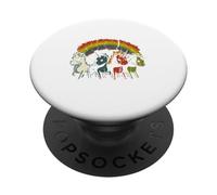 Zombie Unicorns Apocalypse Rainbow Scary Animal Uomo Donna PopSockets PopGrip Adesivo
