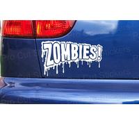 Zombie Walking Dead Divertente Novità Muro Arte Auto Finestra Paraurti Adesivi