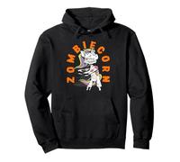 Zombiecorn Zombie Unicorno Halloween Donne Ragazze Arcobaleno Felpa con Cappuccio