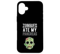 Zombies Ate My Pancreas Divertente Diabete Ragazza Kid Donne Custodia per iPhone 16 Plus