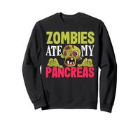 Zombies Ate My Pancreas T1D Diabetes Awareness Felpa