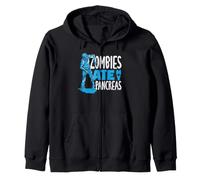Zombies Ate My Pancreas T1D Diabetes Awareness Felpa con Cappuccio