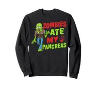 Zombies Ate My Pancreas T1D Type 1 Diabete Ragazze Bambini Ragazzi Felpa