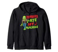 Zombies Ate My Pancreas T1D Type 1 Diabete Ragazze Bambini Ragazzi Felpa con Cappuccio
