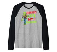 Zombies Ate My Pancreas T1D Type 1 Diabete Ragazze Bambini Ragazzi Maglia con Maniche Raglan