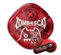ZOMBIES CAT Cuffie senza fili Bluetooth 5.3 tempo di riproduzione HiFi Stereo Cuffie Esclusivi Effetti di Luce Cuffie Touch Control In Ear Cuffie per IOS Android, B2 Rosso
