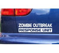 Zombies Outbreak Response Unit Walking Dead Adesivi Per Auto E Furgoni