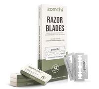 ZOMCHI Lamette da Barba a Doppio Taglio, 60 Lamette da Barba di Sicurezza, Lame in Acciaio Inossidabile Rivestite, per Uomo e Donna, Adatte a Tutti i Rasoi a Doppio Taglio Standard