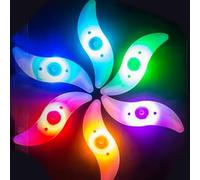 Zomepeyoll Luci per raggi della bicicletta, impermeabili, facili da installare, luci LED al neon per pneumatici con 3 modalità flash, per adulti e bambini (colorate+batteria, 2 pezzi)