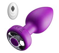 ZOMKIFA Plug Analesex Kit Sexytoysys Donna Uomo Coppia, Plug Anali con Modalità di Vibrazione 9 Sex Toys Uomo, Plug Anale-Dilatatore Donna Dildo Anale Vibratore Anale in Silicone con Telecomando