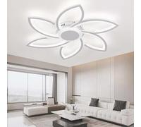 ZOMLBOF Plafoniera LED Intelligente con Funzione Memoria Lampada Sospensione Essere Controllata Tramite APP Possibilità Scegliere 3 Temperature Colore Lampadario Funzione luce notturna,Blanco