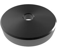 ZOMO 45 RPM ADAPTER PUCK ADATTATORE UNIVERSALE 7 PER GIRADISCHI 33 - 45 GIRI IN METALLO COLORE NERO