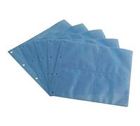 Zomo - Custodia per CD, con 10 fogli da 8 tasche l'uno, edizione Premium, colore azzurro