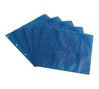 Zomo - Custodia per CD, con 10 fogli da 8 tasche l'uno, edizione Premium, colore blu