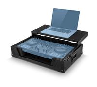 Zomo Flightcase A-DDJ-GRV6 Plus NSE - Compatibile con AlphaTheta DDJ-GRV6 - Custodia per attrezzatura DJ con vassoio per computer portatile, 800 × 498 × 209 mm, nero, compensato robusto