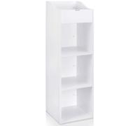 Zomo VS BOX 100/4 Scaffale da record con spazio per 400-480 LP, Bianco