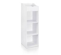 Zomo VS BOX 100/4 Scaffale da record con spazio per 400-480 LP, Bianco